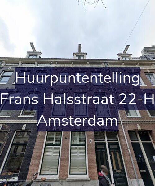 Foto gevel Huurpuntentelling voor Frans Halsstraat 22-H, Amsterdam