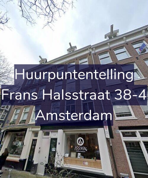 Foto gevel Huurpuntentelling voor Frans Halsstraat 38-4, Amsterdam
