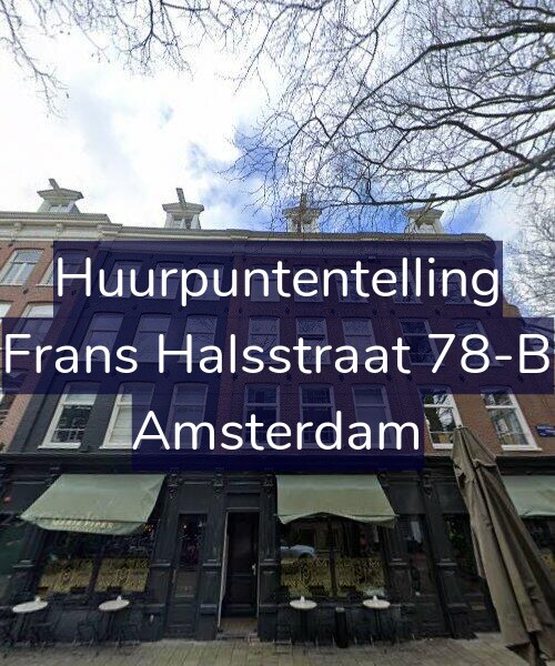 Foto gevel Huurpuntentelling voor Frans Halsstraat 78-B, Amsterdam