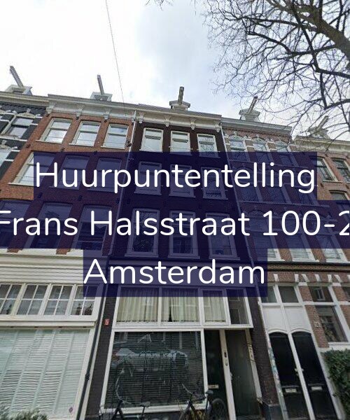 Foto gevel Huurpuntentelling voor Frans Halsstraat 100-2, Amsterdam
