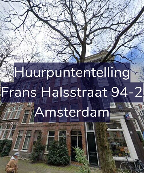 Foto gevel Huurpuntentelling voor Frans Halsstraat 94-2, Amsterdam