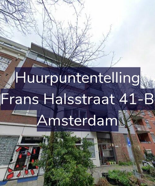Foto gevel Huurpuntentelling voor Frans Halsstraat 41-B, Amsterdam