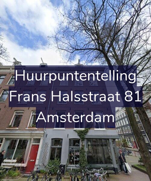 Foto gevel Huurpuntentelling voor Frans Halsstraat 81, Amsterdam