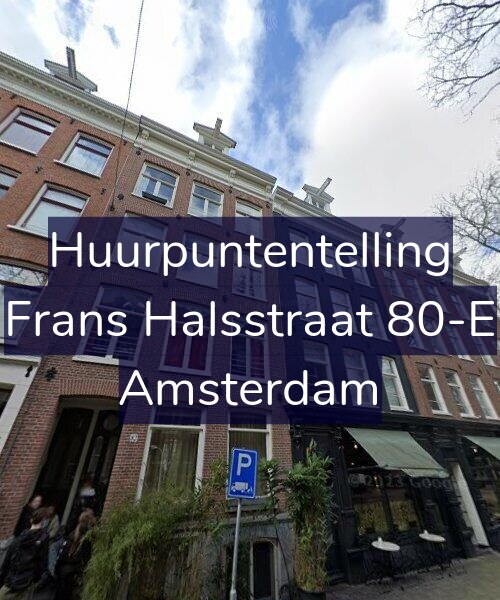 Foto gevel Huurpuntentelling voor Frans Halsstraat 80-E, Amsterdam