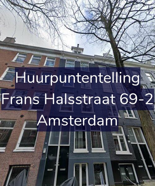 Foto gevel Huurpuntentelling voor Frans Halsstraat 69-2, Amsterdam