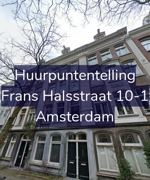 Foto gevel Huurpuntentelling voor Frans Halsstraat 10-1, Amsterdam