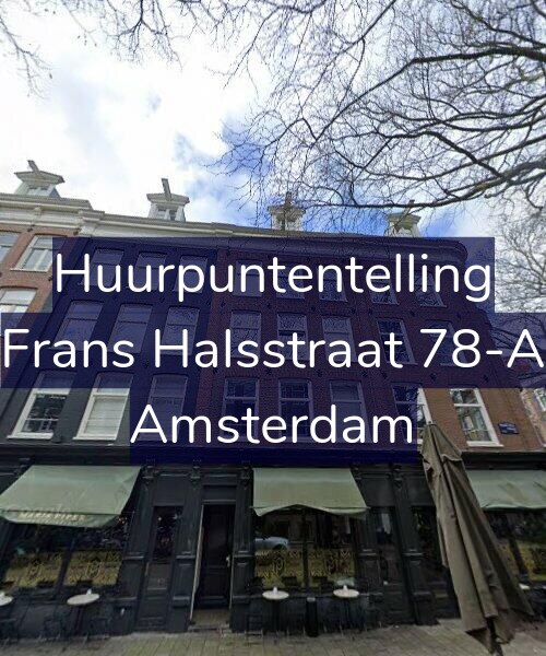 Foto gevel Huurpuntentelling voor Frans Halsstraat 78-A, Amsterdam