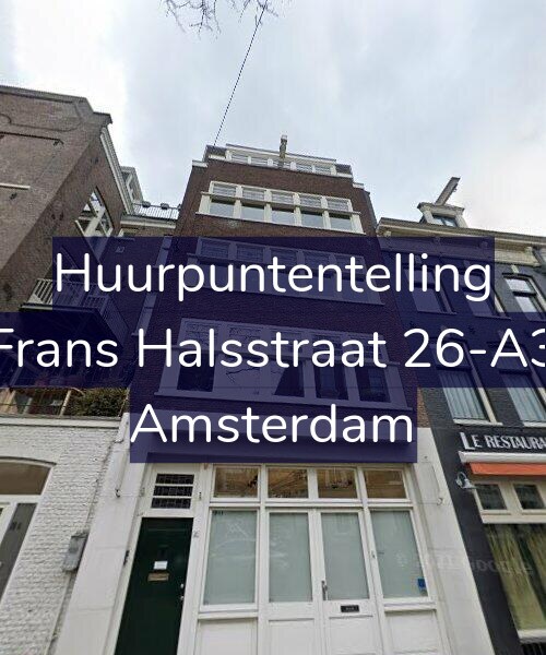 Foto gevel Huurpuntentelling voor Frans Halsstraat 26-A3, Amsterdam