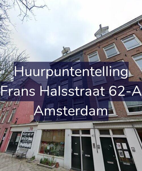 Foto gevel Huurpuntentelling voor Frans Halsstraat 62-A, Amsterdam