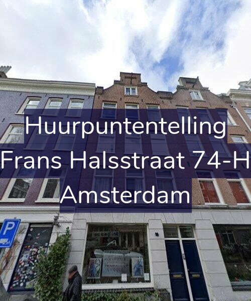 Foto gevel Huurpuntentelling voor Frans Halsstraat 74-H, Amsterdam