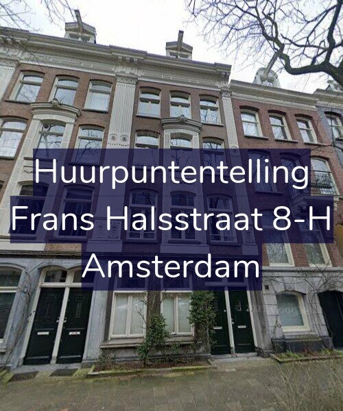 Foto gevel Huurpuntentelling voor Frans Halsstraat 8-H, Amsterdam