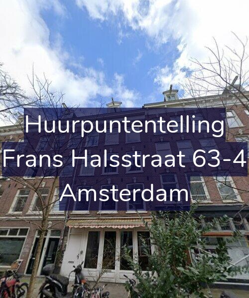 Foto gevel Huurpuntentelling voor Frans Halsstraat 63-4, Amsterdam