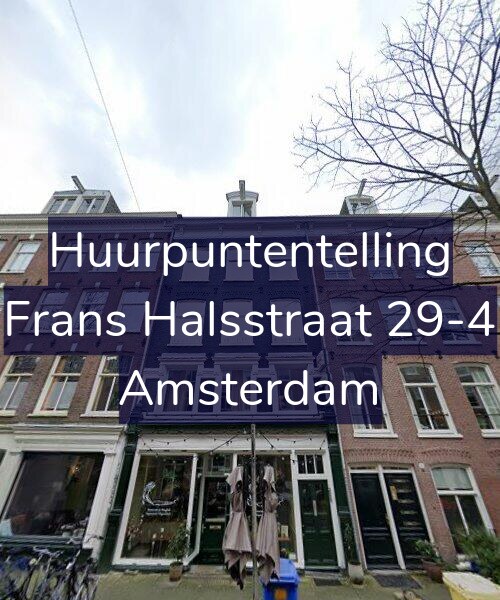 Foto gevel Huurpuntentelling voor Frans Halsstraat 29-4, Amsterdam