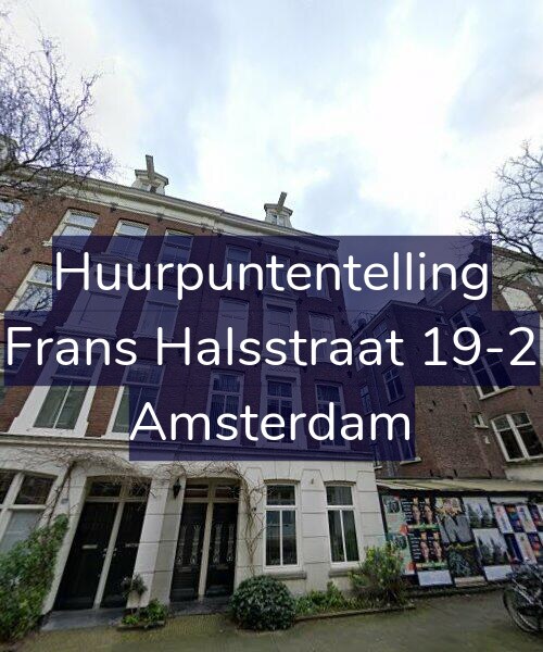 Foto gevel Huurpuntentelling voor Frans Halsstraat 19-2, Amsterdam