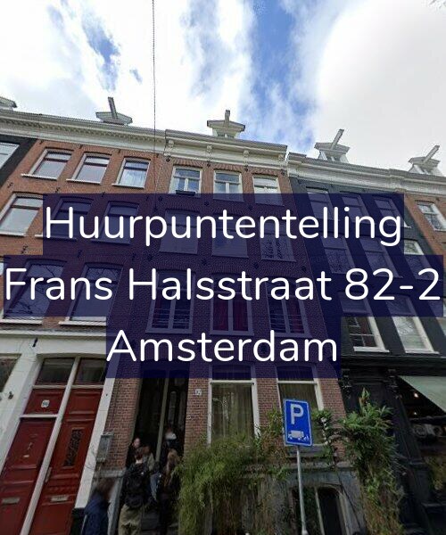 Foto gevel Huurpuntentelling voor Frans Halsstraat 82-2, Amsterdam