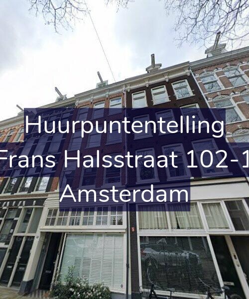 Foto gevel Huurpuntentelling voor Frans Halsstraat 102-1, Amsterdam