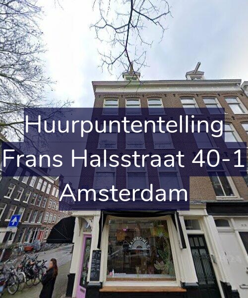 Foto gevel Huurpuntentelling voor Frans Halsstraat 40-1, Amsterdam