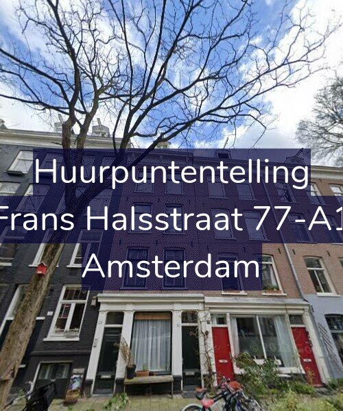 Foto gevel Huurpuntentelling voor Frans Halsstraat 77-A1, Amsterdam