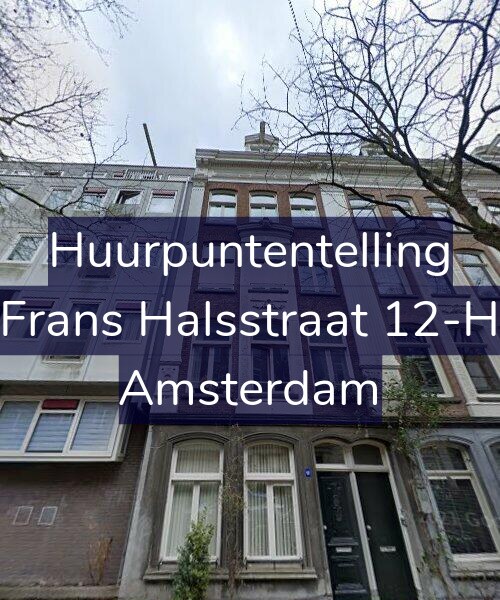 Foto gevel Huurpuntentelling voor Frans Halsstraat 12-H, Amsterdam