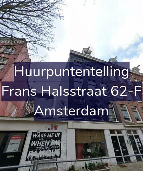 Foto gevel Huurpuntentelling voor Frans Halsstraat 62-F, Amsterdam