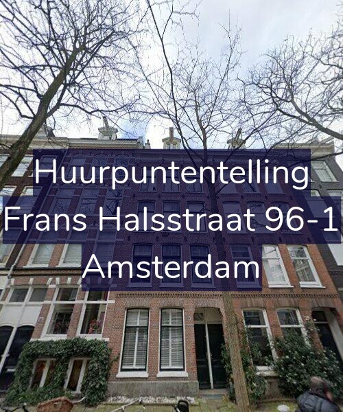 Foto gevel Huurpuntentelling voor Frans Halsstraat 96-1, Amsterdam