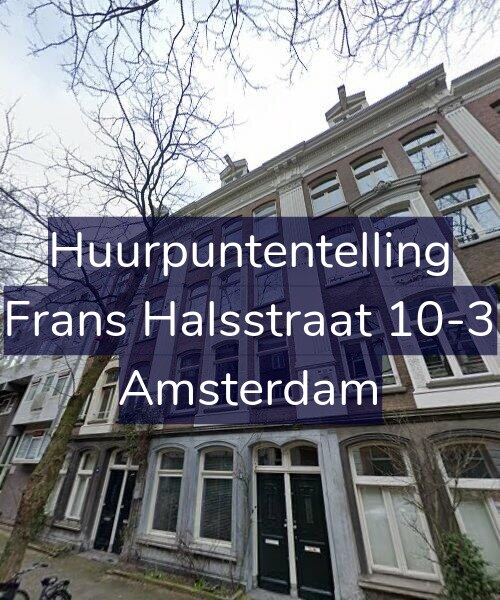 Foto gevel Huurpuntentelling voor Frans Halsstraat 10-3, Amsterdam