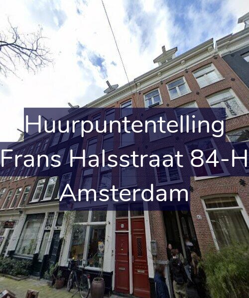 Foto gevel Huurpuntentelling voor Frans Halsstraat 84-H, Amsterdam