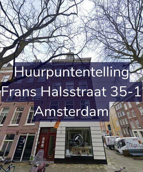 Foto gevel Huurpuntentelling voor Frans Halsstraat 35-1, Amsterdam