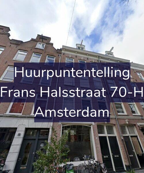 Foto gevel Huurpuntentelling voor Frans Halsstraat 70-H, Amsterdam