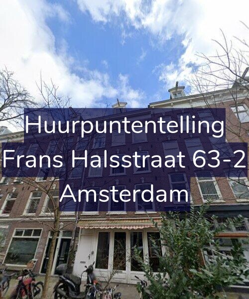 Foto gevel Huurpuntentelling voor Frans Halsstraat 63-2, Amsterdam