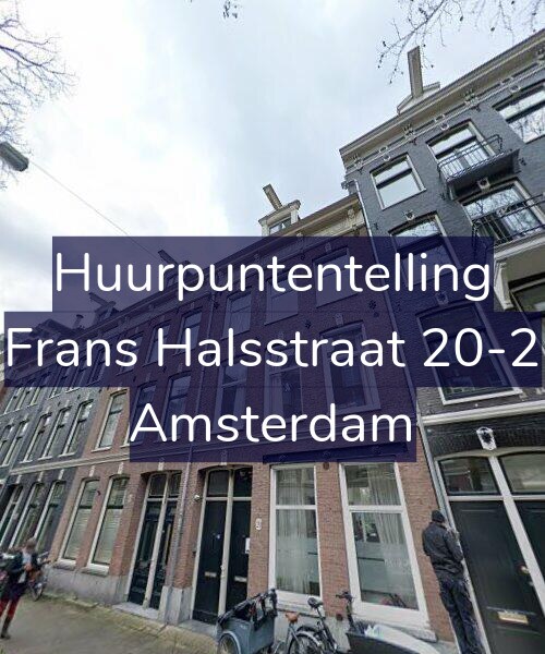 Foto gevel Huurpuntentelling voor Frans Halsstraat 20-2, Amsterdam