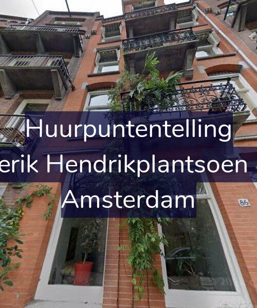 Foto gevel Huurpuntentelling voor Frederik Hendrikplantsoen 86-3, Amsterdam