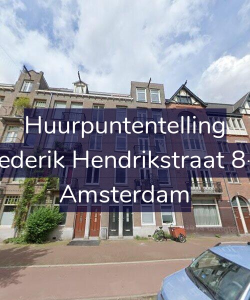 Foto gevel Huurpuntentelling voor Frederik Hendrikstraat 8-H, Amsterdam