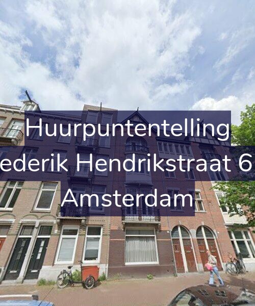 Foto gevel Huurpuntentelling voor Frederik Hendrikstraat 6-1, Amsterdam