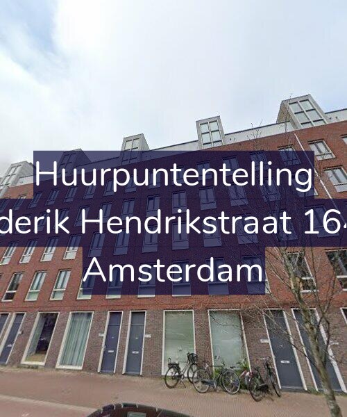 Foto gevel Huurpuntentelling voor Frederik Hendrikstraat 164-D, Amsterdam
