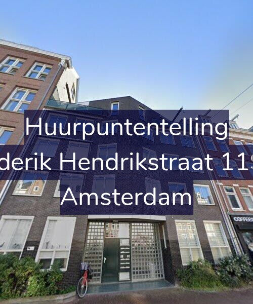 Foto gevel Huurpuntentelling voor Frederik Hendrikstraat 119-B, Amsterdam