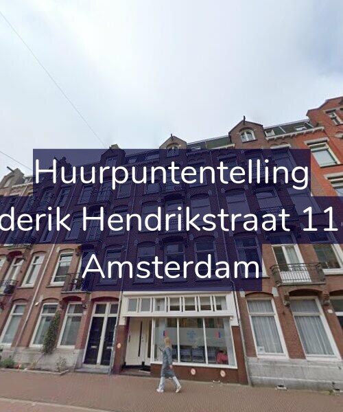 Foto gevel Huurpuntentelling voor Frederik Hendrikstraat 118-2, Amsterdam