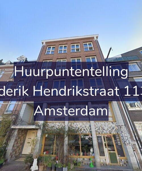 Foto gevel Huurpuntentelling voor Frederik Hendrikstraat 113-G, Amsterdam