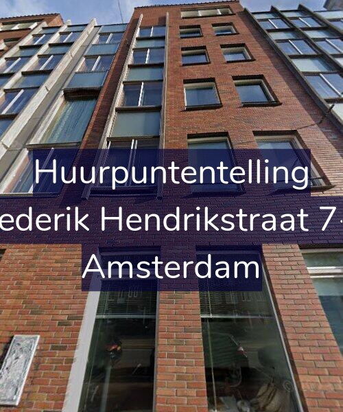 Foto gevel Huurpuntentelling voor Frederik Hendrikstraat 7-D, Amsterdam