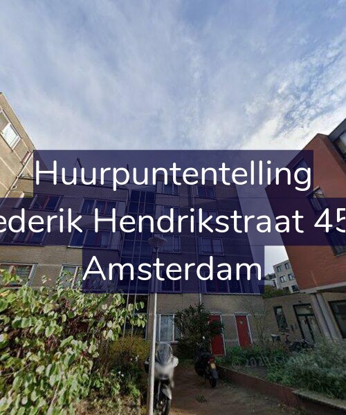 Foto gevel Huurpuntentelling voor Frederik Hendrikstraat 45-E, Amsterdam