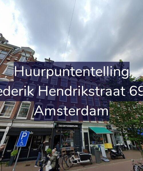 Foto gevel Huurpuntentelling voor Frederik Hendrikstraat 69-1, Amsterdam