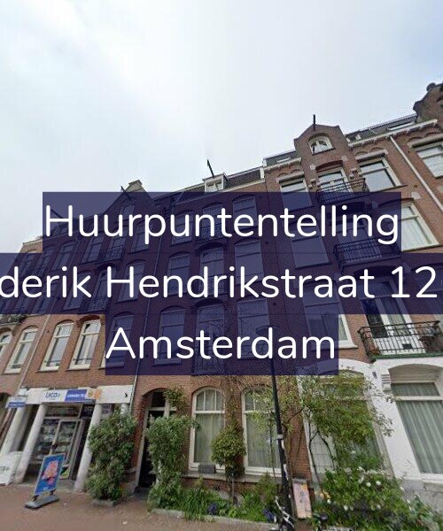 Foto gevel Huurpuntentelling voor Frederik Hendrikstraat 126-2, Amsterdam