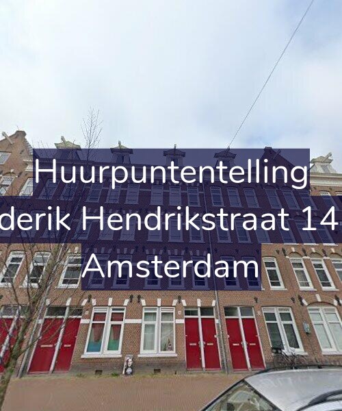 Foto gevel Huurpuntentelling voor Frederik Hendrikstraat 148-1, Amsterdam