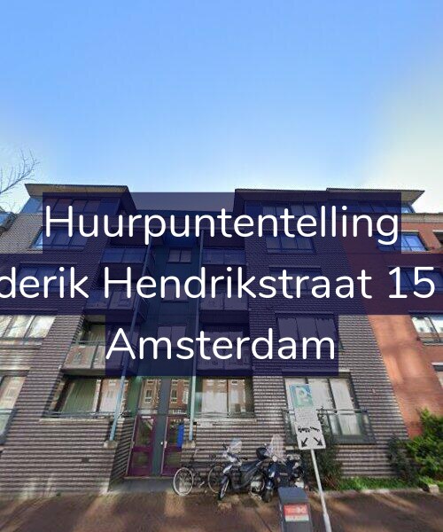 Foto gevel Huurpuntentelling voor Frederik Hendrikstraat 151-A, Amsterdam