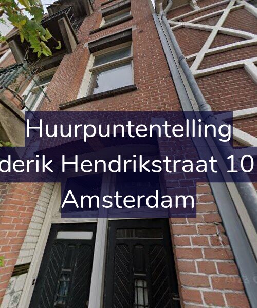 Foto gevel Huurpuntentelling voor Frederik Hendrikstraat 103-3, Amsterdam