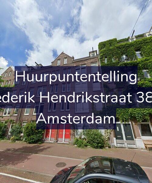 Foto gevel Huurpuntentelling voor Frederik Hendrikstraat 38-H, Amsterdam