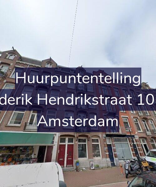 Foto gevel Huurpuntentelling voor Frederik Hendrikstraat 106-3, Amsterdam