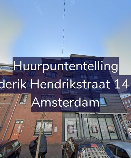 Foto gevel Huurpuntentelling voor Frederik Hendrikstraat 141-D, Amsterdam
