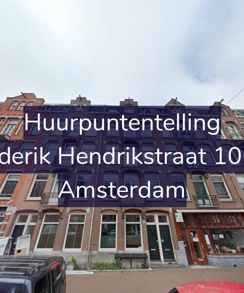 Foto gevel Huurpuntentelling voor Frederik Hendrikstraat 100-3, Amsterdam