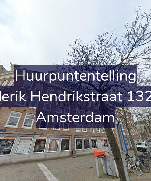 Foto gevel Huurpuntentelling voor Frederik Hendrikstraat 132-A1, Amsterdam